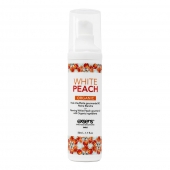 Разогревающее массажное масло Gourmet White Peach Organic с органическими ингредиентами - 50 мл. - Exsens - купить с доставкой в Новошахтинске