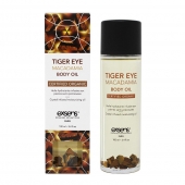 Органическое массажное масло TIGER EYE MACADAMIA - 100 мл. - Exsens - купить с доставкой в Новошахтинске
