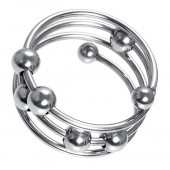 Большое металлическое кольцо под головку пениса - ToyFa - купить с доставкой в Новошахтинске