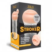 Мастурбатор-ротик ZOLO DEEP THROAT - Zolo - в Новошахтинске купить с доставкой