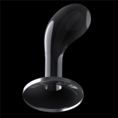 Прозрачный стимулятор простаты Flawless Clear Prostate Plug - 15 см. - Lovetoy - в Новошахтинске купить с доставкой