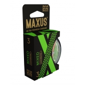Презервативы в пластиковом кейсе MAXUS AIR Mixed - 3 шт. - Maxus - купить с доставкой в Новошахтинске