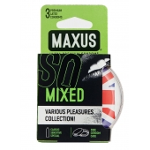 Презервативы в пластиковом кейсе MAXUS AIR Mixed - 3 шт. - Maxus - купить с доставкой в Новошахтинске