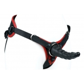 Пояс унисекс UNISEX Style с 2 насадками - LOVETOY (А-Полимер) - купить с доставкой в Новошахтинске