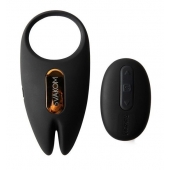 Черное эрекционное кольцо с вибрацией и пультом ДУ Winni 2 - Svakom - в Новошахтинске купить с доставкой