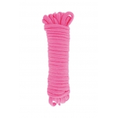 Розовая веревка для связывания Sweet Caress Rope - 10 метров - Sweet Caress - купить с доставкой в Новошахтинске