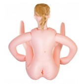 Надувная секс-кукла с реалистичной головой и поднятыми ножками - ToyFa - в Новошахтинске купить с доставкой