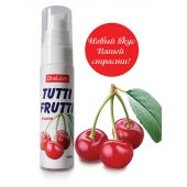 Гель-смазка Tutti-frutti с вишнёвым вкусом - 30 гр. - Биоритм - купить с доставкой в Новошахтинске