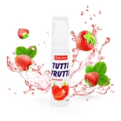 Гель-смазка Tutti-frutti с земляничным вкусом - 30 гр. - Биоритм - купить с доставкой в Новошахтинске