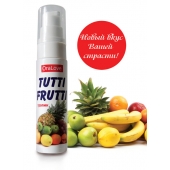 Гель-смазка Tutti-frutti со вкусом тропических фруктов - 30 гр. - Биоритм - купить с доставкой в Новошахтинске