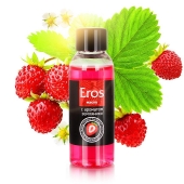 Массажное масло Eros fantasy с ароматом земляники - 50 мл. - Биоритм - купить с доставкой в Новошахтинске