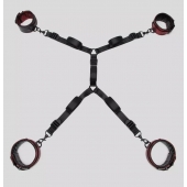 Изысканный набор фиксаций на кровати Reversible Under Mattress Restraint Set - Fifty Shades of Grey - купить с доставкой в Новошахтинске