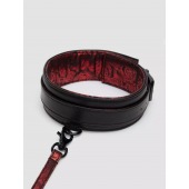 Стильный ошейник с поводком Reversible Faux Leather Collar and Lead - Fifty Shades of Grey - купить с доставкой в Новошахтинске