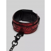 Красно-черные оковы Reversible Faux Leather Ankle Cuffs - Fifty Shades of Grey - купить с доставкой в Новошахтинске
