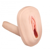 Мастурбатор-вагина с вибрацией и выносным пультом управления REALSTUFF SMOOTH   BALD - Dream Toys - в Новошахтинске купить с доставкой