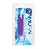 Закрытая фиолетовая насадка с пупырышками SAMURAI PENIS SLEEVE PURPLE - 14,5 см. - NMC - в Новошахтинске купить с доставкой