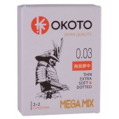 Набор из 4 презервативов OKOTO MegaMIX - Sitabella - купить с доставкой в Новошахтинске