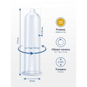 Презервативы MY.SIZE размер 53 - 3 шт. - My.Size - купить с доставкой в Новошахтинске