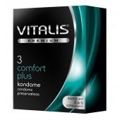 Контурные презервативы VITALIS PREMIUM comfort plus - 3 шт. - Vitalis - купить с доставкой в Новошахтинске