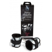 Серо-черные наручники Totally His - Fifty Shades of Grey - купить с доставкой в Новошахтинске