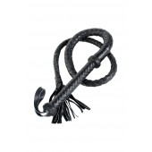 Длинный кожаный кнут с хлопушками на конце - ToyFa - купить с доставкой в Новошахтинске