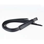 Черная кожаная плеть  Клео  - 60 см. - Sitabella - купить с доставкой в Новошахтинске