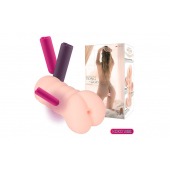 Телесный вибромастурбатор-анус Tong-ggo Auto - KOKOS - в Новошахтинске купить с доставкой