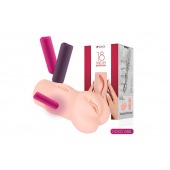 Телесный вибромастурбатор-вагина Dream Auto - KOKOS - в Новошахтинске купить с доставкой