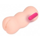 Телесный вибромастурбатор-анус TONGGGO 2 Auto - KOKOS - в Новошахтинске купить с доставкой