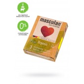 Экологически чистые презервативы Masculan Organic - 3 шт. - Masculan - купить с доставкой в Новошахтинске