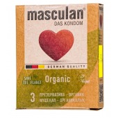 Экологически чистые презервативы Masculan Organic - 3 шт. - Masculan - купить с доставкой в Новошахтинске