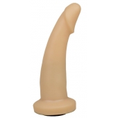 Телесная гладкая насадка Harness - 14,7 см. - LOVETOY (А-Полимер) - купить с доставкой в Новошахтинске