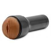 Коричневый мастурбатор-вагина Feel Stroker - Kiiroo - в Новошахтинске купить с доставкой