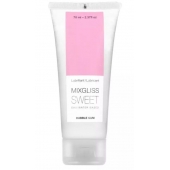 Смазка на водной основе Mixgliss Sweet с ароматом бабл-гам - 70 мл. - Mixgliss - купить с доставкой в Новошахтинске
