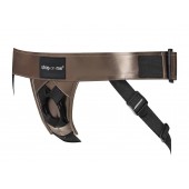 Бронзовый пояс для насадок Curious Harness - Strap-on-me - купить с доставкой в Новошахтинске