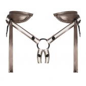 Бронзовый пояс для насадок Desirous Harness - Strap-on-me - купить с доставкой в Новошахтинске