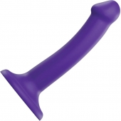 Фиолетовый фаллоимитатор-насадка Strap-On-Me Dildo Dual Density size S - 17 см. - Strap-on-me - купить с доставкой в Новошахтинске