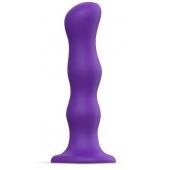 Фиолетовая насадка Strap-On-Me Dildo Geisha Balls size XL - Strap-on-me - купить с доставкой в Новошахтинске