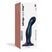 Темно-синяя насадка Strap-On-Me Dildo Plug Snaky size M - Strap-on-me - купить с доставкой в Новошахтинске