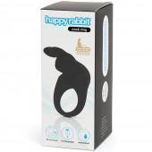 Черное эрекционное виброкольцо Happy Rabbit Rechargeable Rabbit Cock Ring - Happy Rabbit - в Новошахтинске купить с доставкой