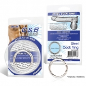 Стальное эрекционное кольцо STEEL COCK RING - 4.5 см. - BlueLine - в Новошахтинске купить с доставкой