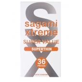 Ультратонкие презервативы Sagami Xtreme Superthin - 36 шт. - Sagami - купить с доставкой в Новошахтинске
