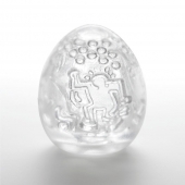 Мастурбатор-яйцо Keith Haring EGG DANCE - Tenga - в Новошахтинске купить с доставкой