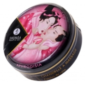 Массажная свеча Rose Petals с ароматом розы - 30 мл. - Shunga - купить с доставкой в Новошахтинске