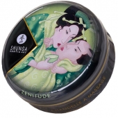 Массажная свеча Exotic Green Tea с ароматом зелёного чая - 30 мл. - Shunga - купить с доставкой в Новошахтинске