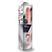 Телесная насадка на пенис 10 Inch Cock Sheath Extender - 25 см. - Blush Novelties - в Новошахтинске купить с доставкой