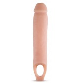 Телесная насадка на пенис 11.5 Inch Cock Sheath Penis Extender - 29,2 см. - Blush Novelties - в Новошахтинске купить с доставкой