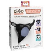 Черные трусики для страпона Body Dock SE на регулируемых ремнях - Pipedream - купить с доставкой в Новошахтинске