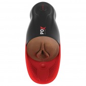 Коричневый мастурбатор-вагина с вибрацией Fuck-O-Matic 2 - Pipedream - в Новошахтинске купить с доставкой