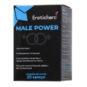 Капсулы для мужчин Erotichard male power - 20 капсул (0,370 гр.) - Erotic Hard - купить с доставкой в Новошахтинске